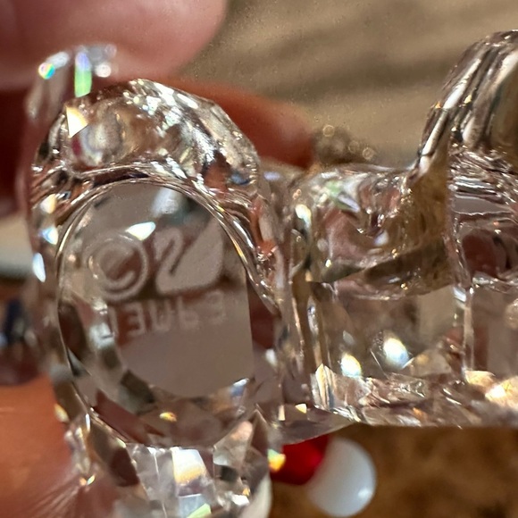 Swarovski Kris Bear Holiday Collection 2013 5003400 Bear W Red Hat & Bell Used - Picture 8 of 15